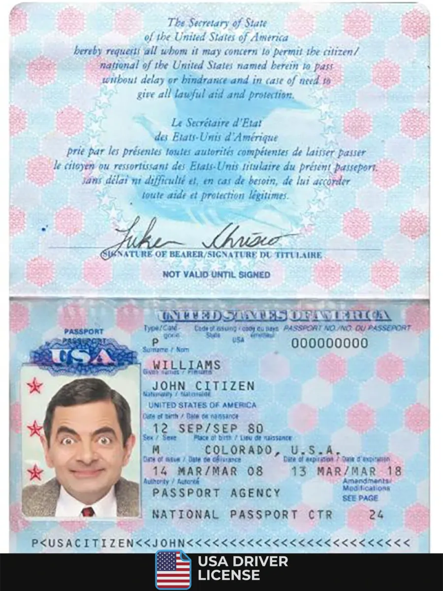 Usa Passport Version 2