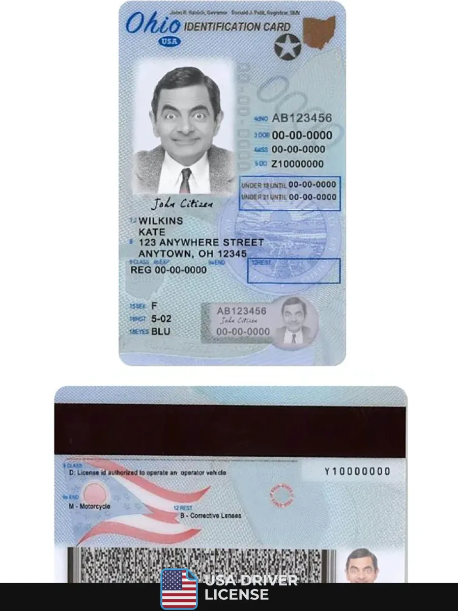 Usa Ohio Driving License Under 21 — Driver License